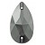Premium Jet Hematite 18x10.5mm Pear